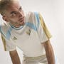 White/Ice Blue - adidas - Men's Messi Hot Short Sleeve T-Shirt