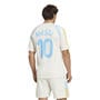 White/Ice Blue - adidas - Men's Messi Hot Short Sleeve T-Shirt