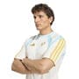 White/Ice Blue - adidas - Men's Messi Hot Short Sleeve T-Shirt