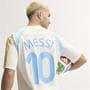 White/Ice Blue - adidas - Men's Messi Hot Short Sleeve T-Shirt