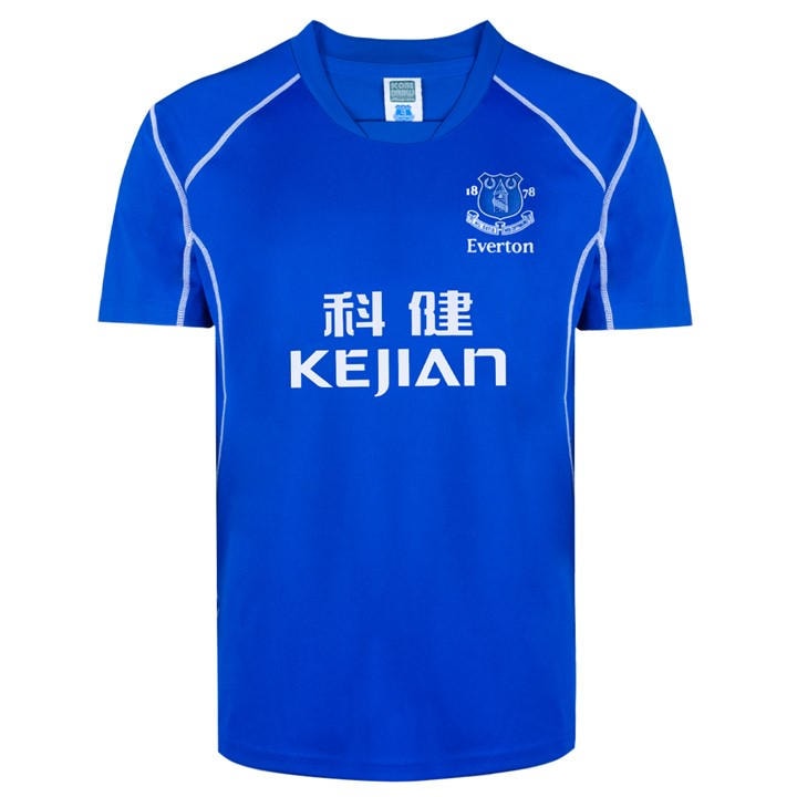 Everton  Men's   Home Shirt 2002/03, Football by Score Draw in Size M, Sports Direct