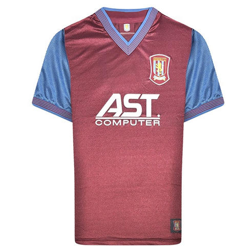 Score Draw - Aston Villa Retro Home Shirt 98 Adults