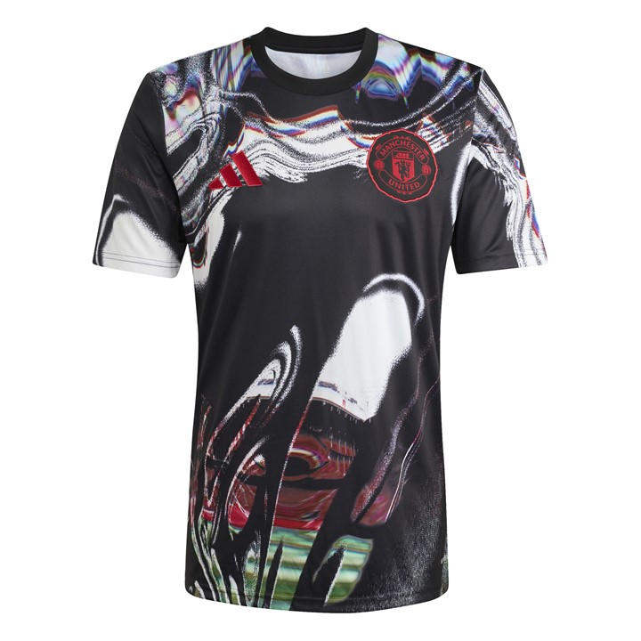 Manchester United  Men's   Pre-Match Shirt 25/26, Football by adidas in Size M, Sports Direct