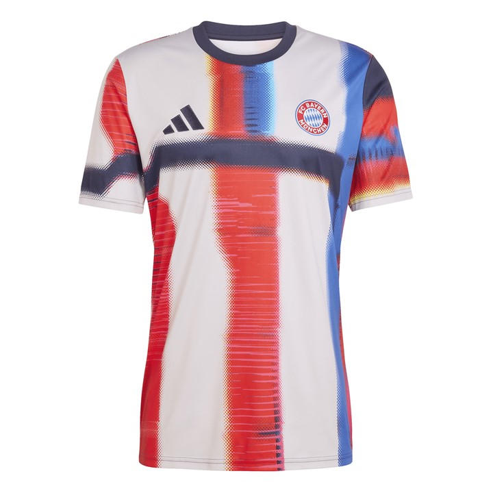 Bayern Munich  Men'   Pre-Match Shirt 25/26, Football by adidas in Size S, Sports Direct