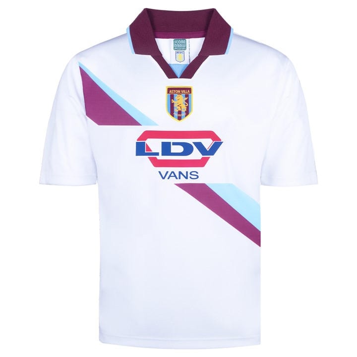 Aston Villa  Men's  Scoredraw  Retro Away Shirt 2000 2001 , Football by Score Draw in Size XL, Sports Direct