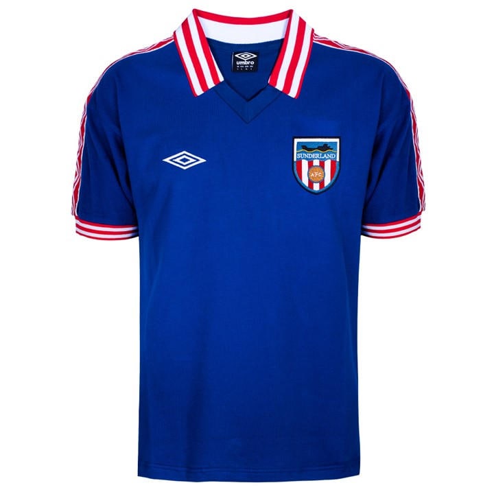 Sunderland  Men'   Away Shirt 1978, Football by Score Draw in Size S, Sports Direct