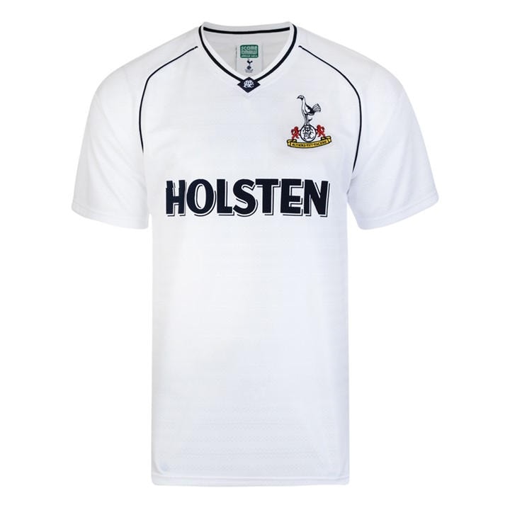 Tottenham Hotspur  Men'   Home Shirt 1990/91, Football by Score Draw in Size S, Sports Direct