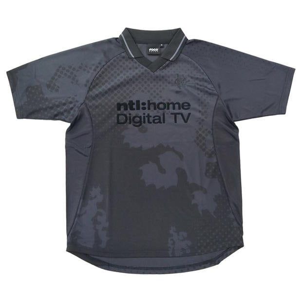 Mens Team Rangers Retro Blackout Shirt 02/03