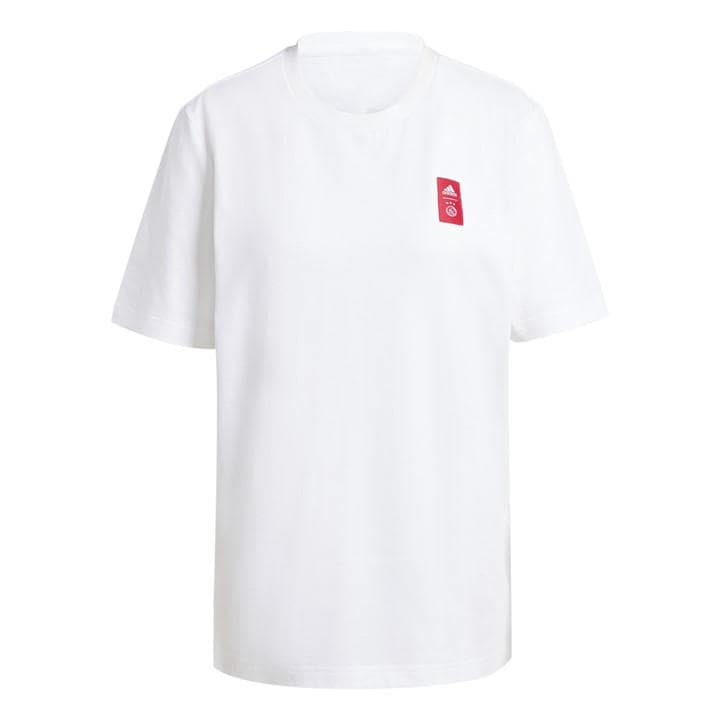 Ajax  Men's   Amsterdam Cycling Graphic T-Shirt , Football by adidas in Size XS, Sports Direct