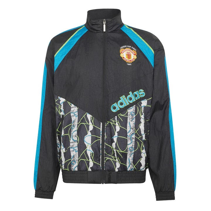 Manchester United  Men's   X Bringback 90/92 Track Jacket, Football by adidas in Size L, Sports Direct