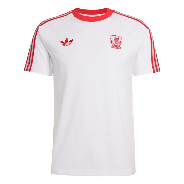 Adidas Men's Liverpool Originals T-Shirt 25/26 White Large - Image 3