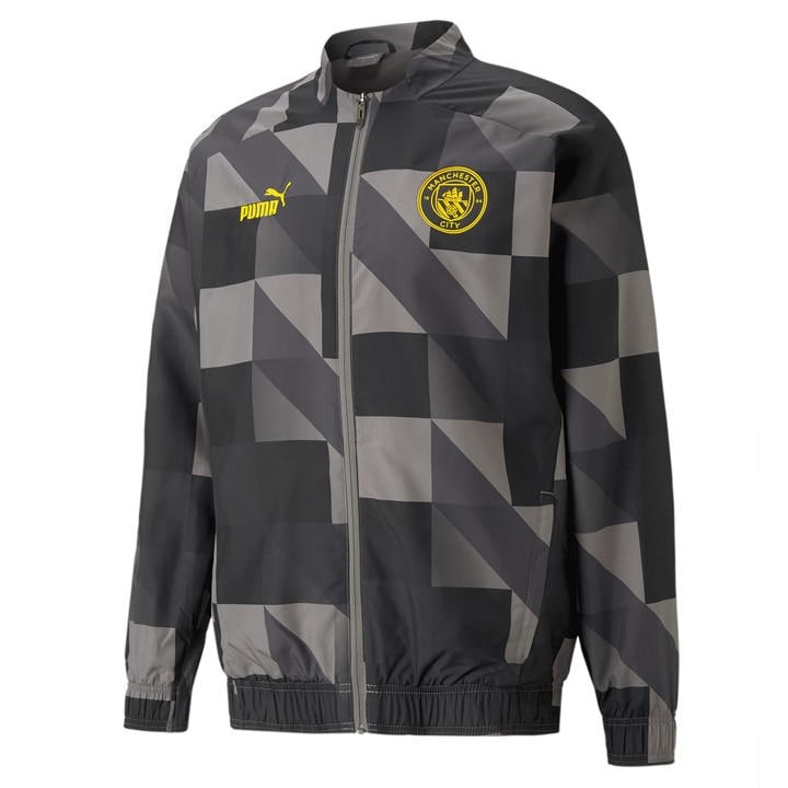 Manchester City  Men'   Prematch Jacket , Football by Puma in Size S, Sports Direct