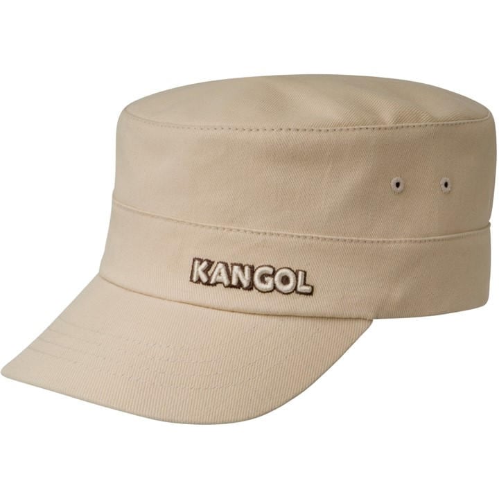 Kangol  Beige  Twill Army Cap in Size L-XL, Sports Direct