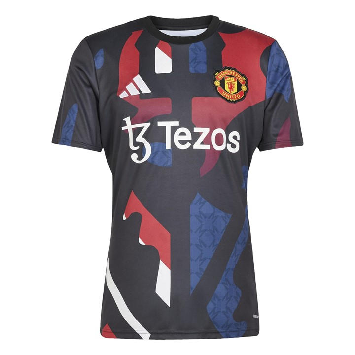 Manchester United  Men's   Prematch Shirt 24/25 , Football by adidas in Size L, Sports Direct