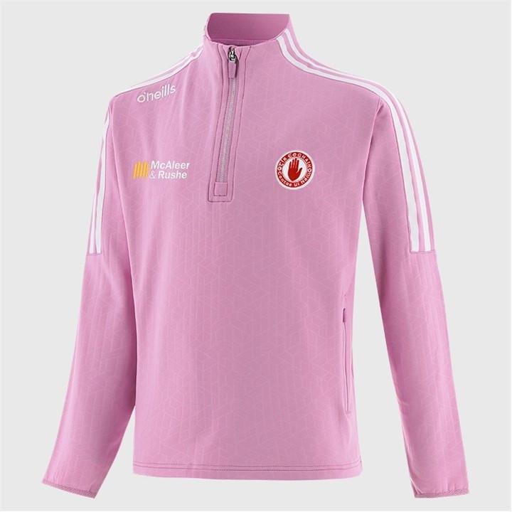 Oneills Girls Pink Tyrone Hydra Half Zip Top in Size 13 Years, Sports Direct