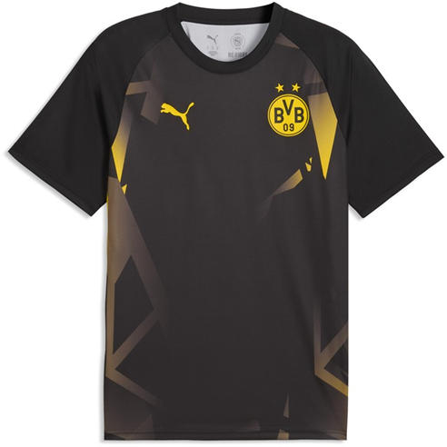 Puma - Men's Borussia Dortmund Short-Sleeve Crew-Neck Slim-Fit T-Shirt