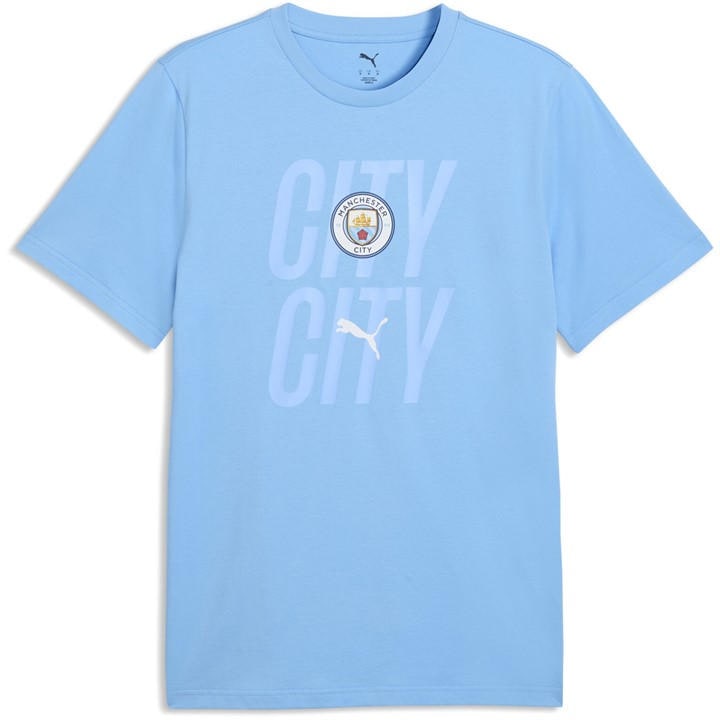 Manchester City  Men's   Culture T-Shirt, Football by Puma in Size M, Sports Direct