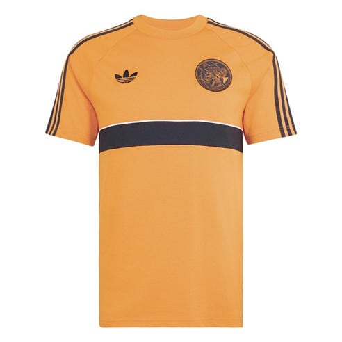 adidas - Men's Ajax Amsterdam Short-Sleeve Cotton Crew-Neck Slim-Fit T-Shirt