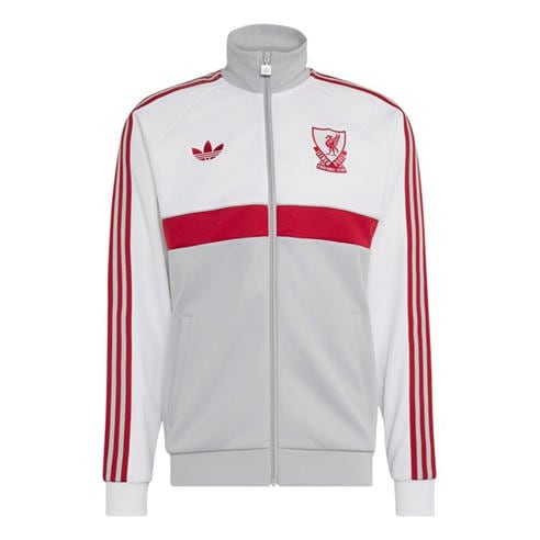 adidas - Men's OG Liverpool Long-Sleeve Funnel-Neck Tracksuit Top