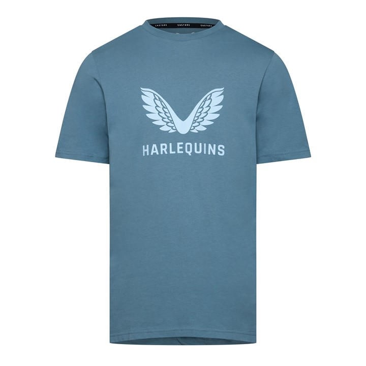 Castore Men's Blue Licensed Short Sleeve T-Shirt in Size L, Sports Direct