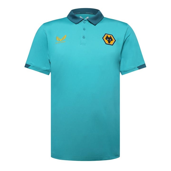 Castore Men's Green Licensed Polo Shirt in Size XL, Sports Direct