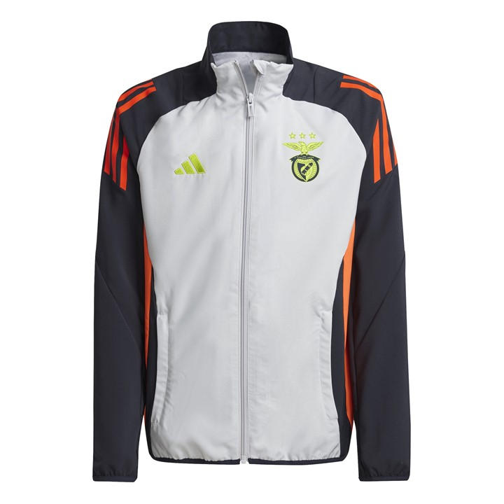 Adidas  Kids Grey Slb Pre Jkt Y Tracksuit Top in Size 13 - 14 Years, Sports Direct