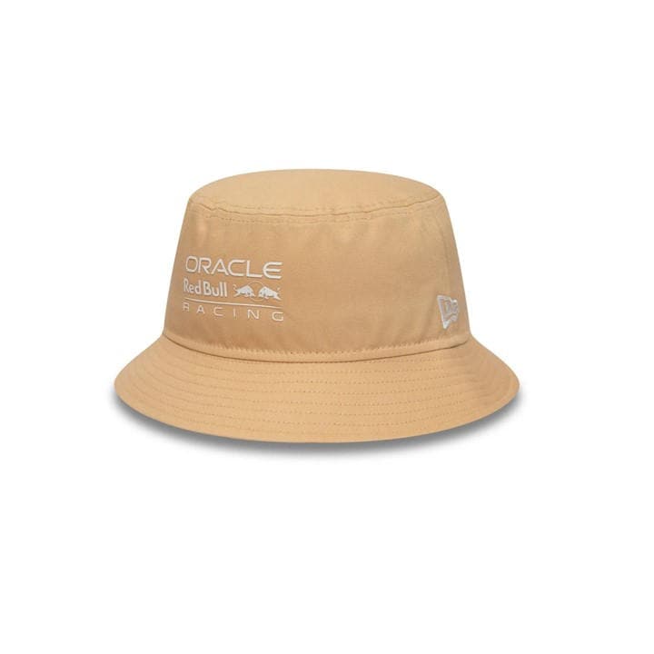 New Era  Orange Ne Bucket Hat  in Size S - M, Sports Direct