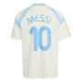 White/Ice Blue - adidas - Adidas Messi Hot Tee Jn63