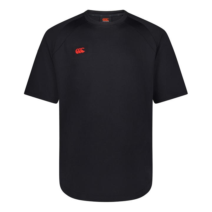 Canterbury Men's Black Everest T-Shirt  in Size M, Sports Direct