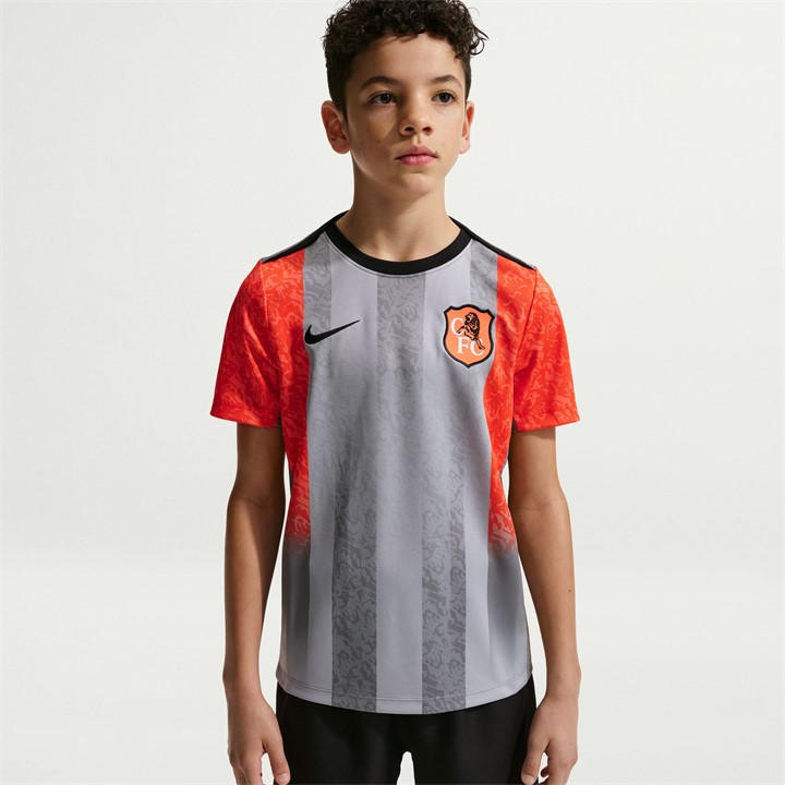 Chelsea   Kids  Kids  Pre-Match Shirt 25/26, Football by Nike in Size 7 - 8 Years, Sports Direct
