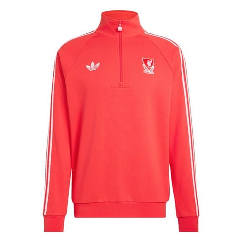 adidas - Mens Liverpool Originals Half Zip Jumper