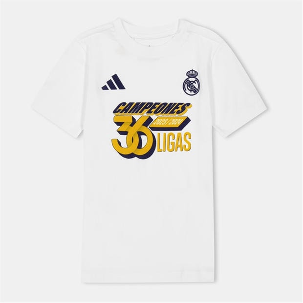 Тениска Unisex Kids' Real Madrid Winners Short-Sleeve