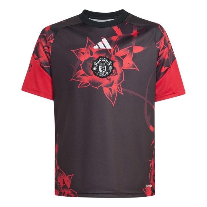 Manchester United  Boys   Pre Match Shirt 2026/27 , Football by adidas in Size 14 Years, Sports Direct