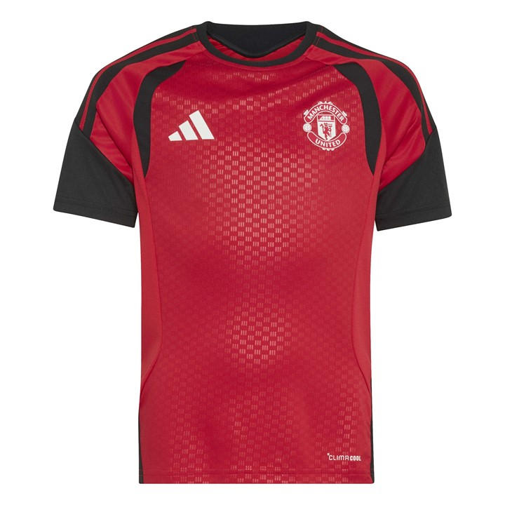 Manchester United  Boys   Training Top 2026/27 , Football by adidas in Size 9 - 10 Years, Sports Direct