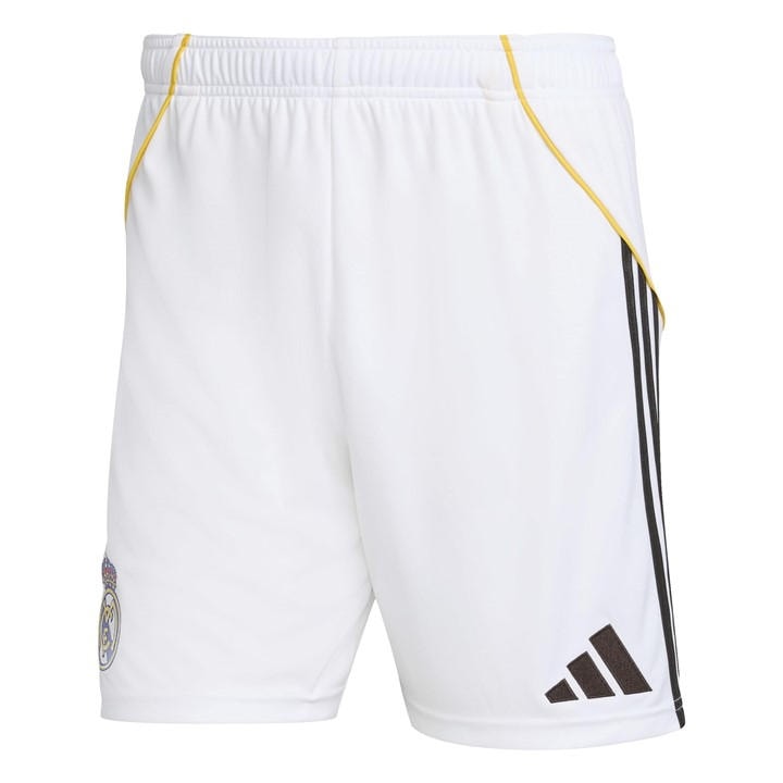 Real Madrid Men's Home Shorts 25/26 , Football by adidas in Size L, Sports Direct