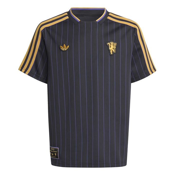 Manchester United  Boys   Icon Shirt , Football by adidas in Size 9 - 10 Years, Sports Direct