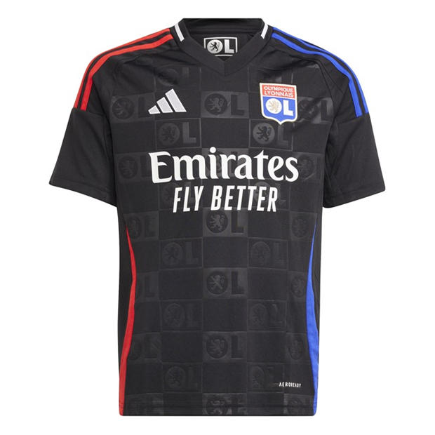 Kids Olympique Lyonnais  Away Football Shirt 2025 2026