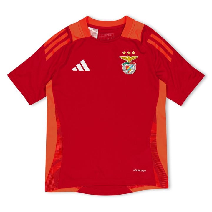 Benfica   Kids  Slb Tr Jsy Y T-Shirt, Football by adidas in Size 13 - 14 Years, Sports Direct
