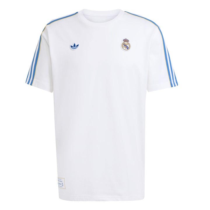 Real Madrid  Men's   Icon T-Shirt 25/26, Football by adidas in Size XL, Sports Direct