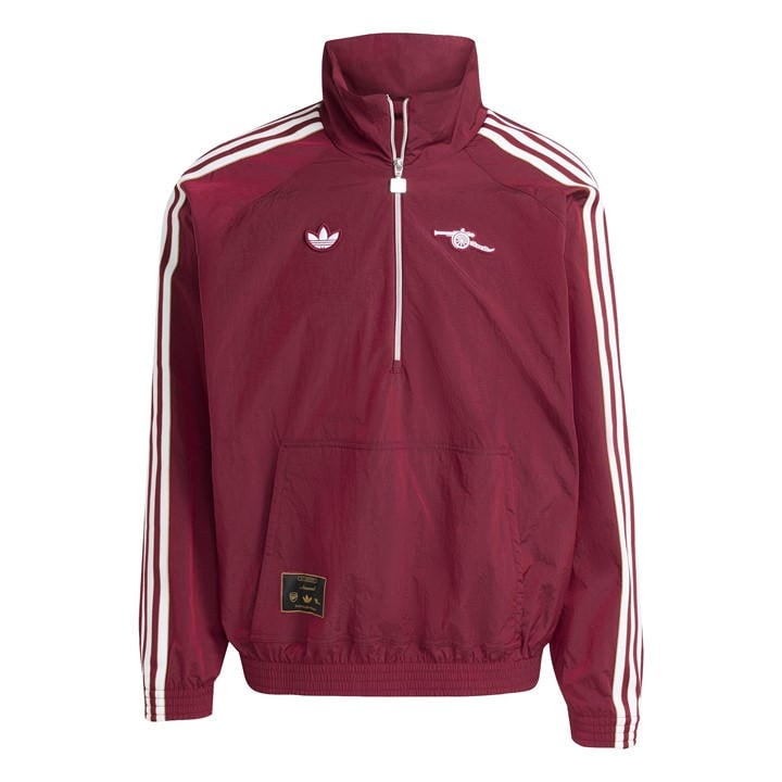 Arsenal  Men's   Icons Half Zip Tracksuit Top, Football by adidas in Size M, Sports Direct