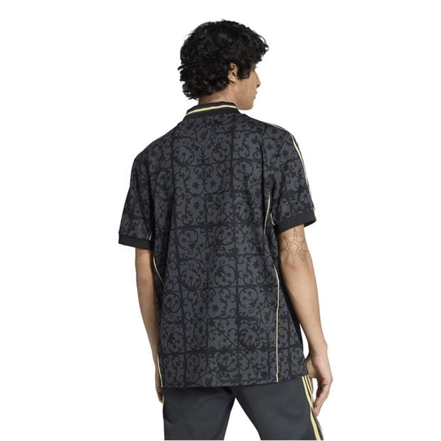 Black/Gold - adidas - Men's Liverpool Licensed T-Shirt