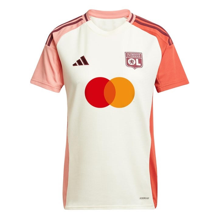 Adidas Women's Cream Olympique Third Football Shirt in Size L, Sports Direct