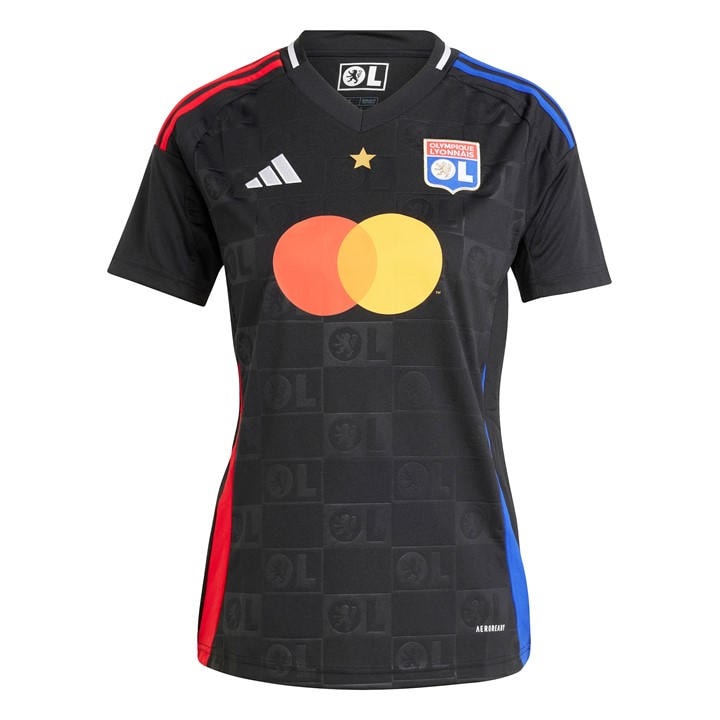 Lyon  Women's   Away Kit 25/26, Football by adidas in Size L, Sports Direct