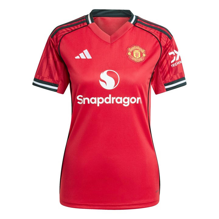 Manchester United  Women's   Home Shirt 25/26, Football by adidas in Size XS, Sports Direct