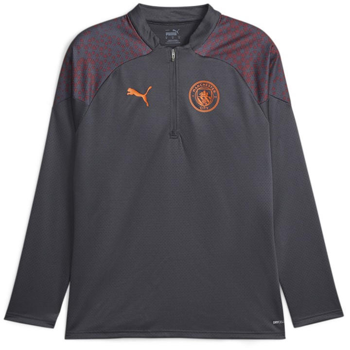 Manchester City  Men's   Training Quarter Zip Top 23/24 , Football by Puma in Size L, Sports Direct