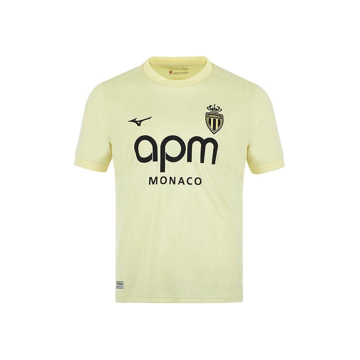 Mizuno Men's Yellow Monaco Third Shirt 2025 2026  in Size M, Sports Direct