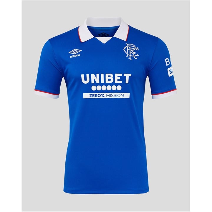 Rangers  Men's   Home Football Shirt 25/26 , Football by Umbro in Size 4XL, Sports Direct