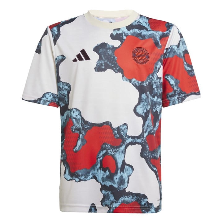 Bayern Munich  Boys   Prematch Shirt 24/25 , Football by adidas in Size 9 - 10 Years, Sports Direct