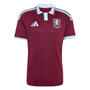 Maroon/Glo Blue - adidas - Men's Aston Villa Home Football Shirt