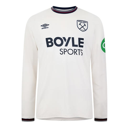 Umbro - Mens West Ham Away Kit Long Sleeve 25/26